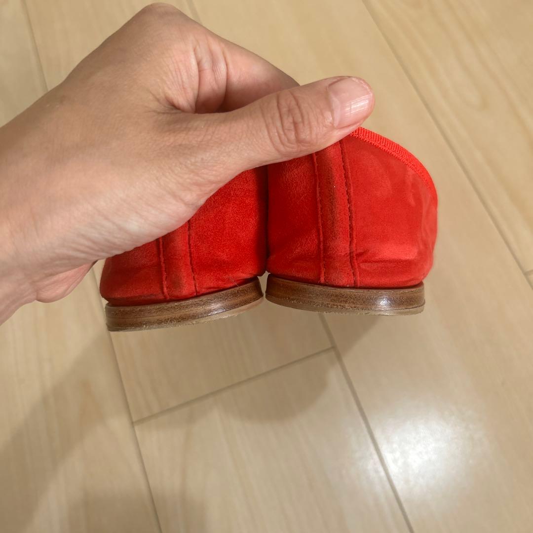 repetto レペット　赤オレンジ バレエシューズ フラット
