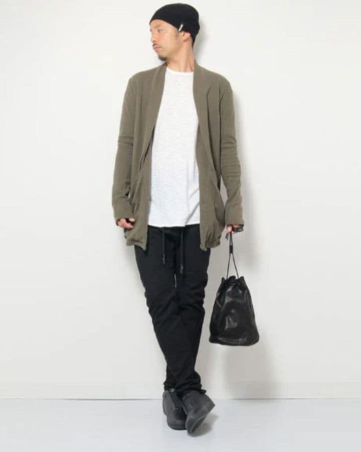 RIPVANWINKLE バッグ レザー ボンサック型 サコッシュ