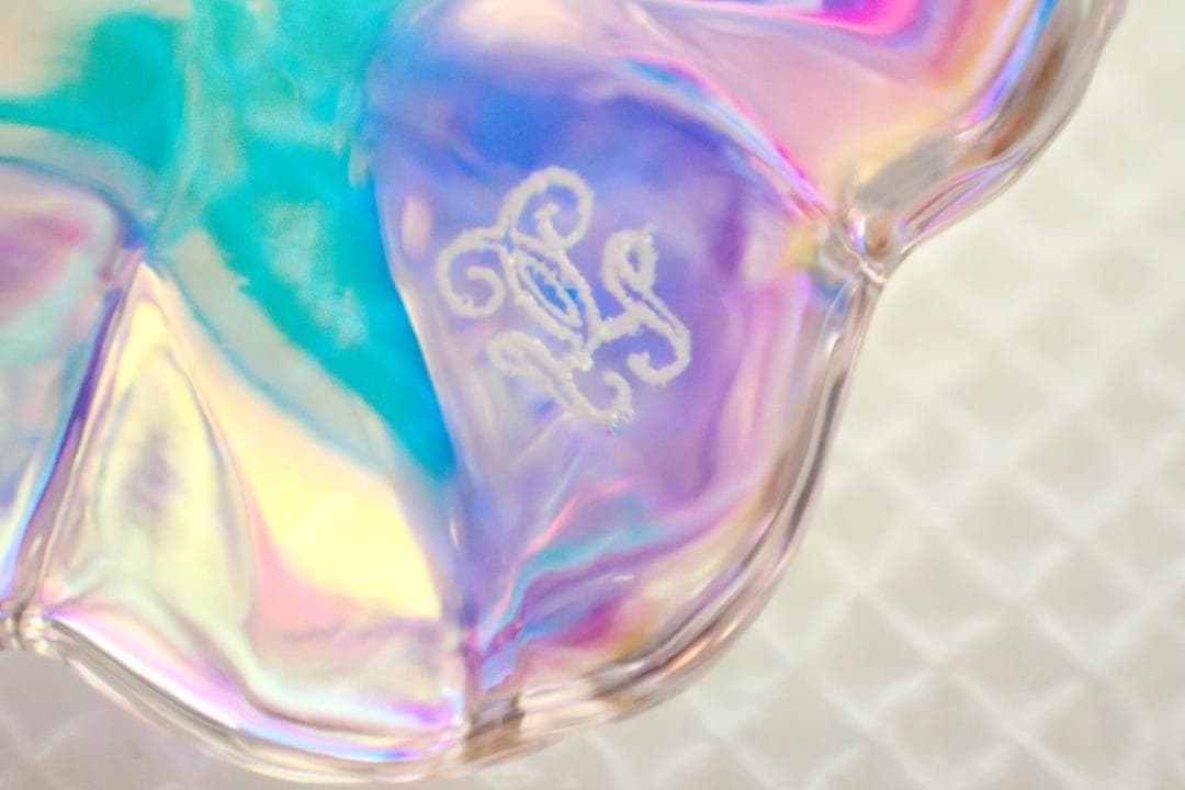 100/美品K18 750 バカラ×ゲラン コラボ 桜 イリゼ ペンダントトップ