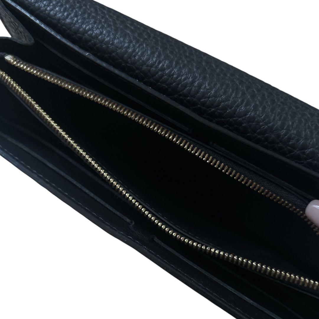 【鑑定済】ルイ ヴィトン　ポルトフォイユカプシーヌ トリヨン　ゴールド金具　美品