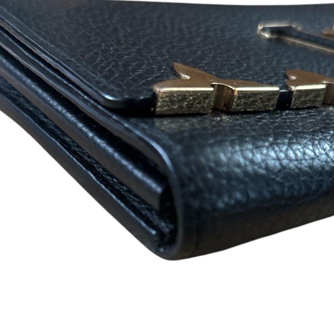 【鑑定済】ルイ ヴィトン　ポルトフォイユカプシーヌ トリヨン　ゴールド金具　美品