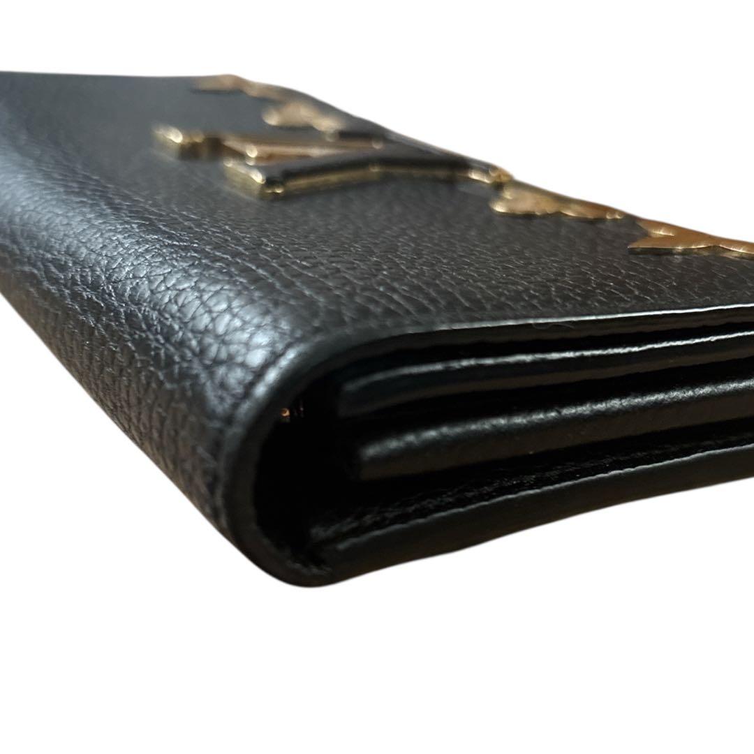 【鑑定済】ルイ ヴィトン　ポルトフォイユカプシーヌ トリヨン　ゴールド金具　美品