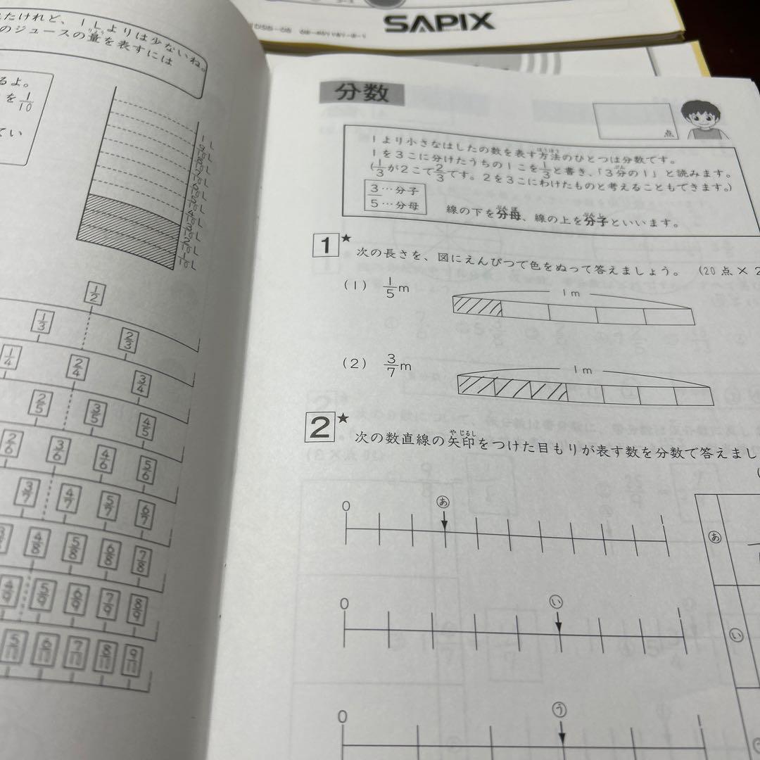 ⑱a SAPIX サピックス　4年　算数　ディリーサピックス　一年分　美品❣️