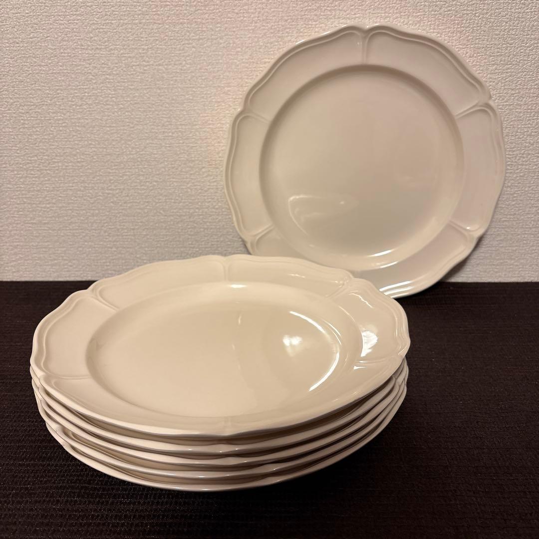 ウェッジウッド　クイーンズウェア　クイーンズプレイン　ディナープレート　26cm