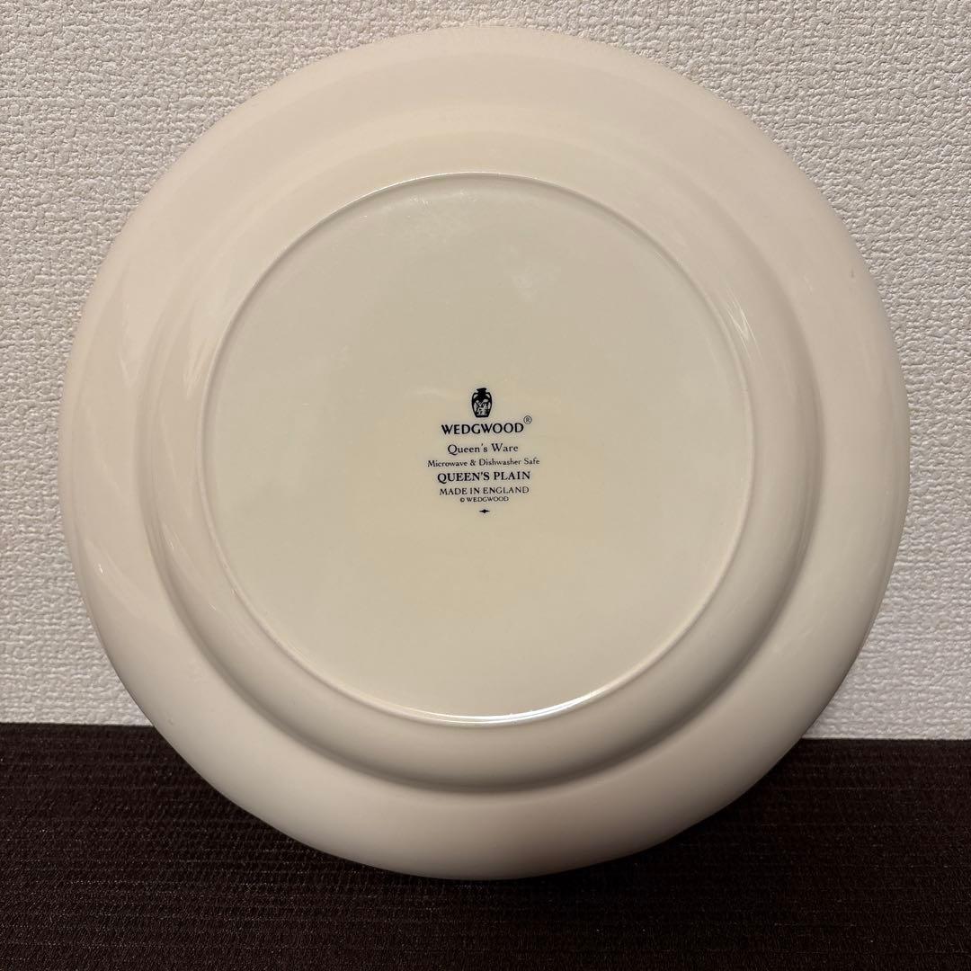 ウェッジウッド　クイーンズウェア　クイーンズプレイン　ディナープレート　26cm