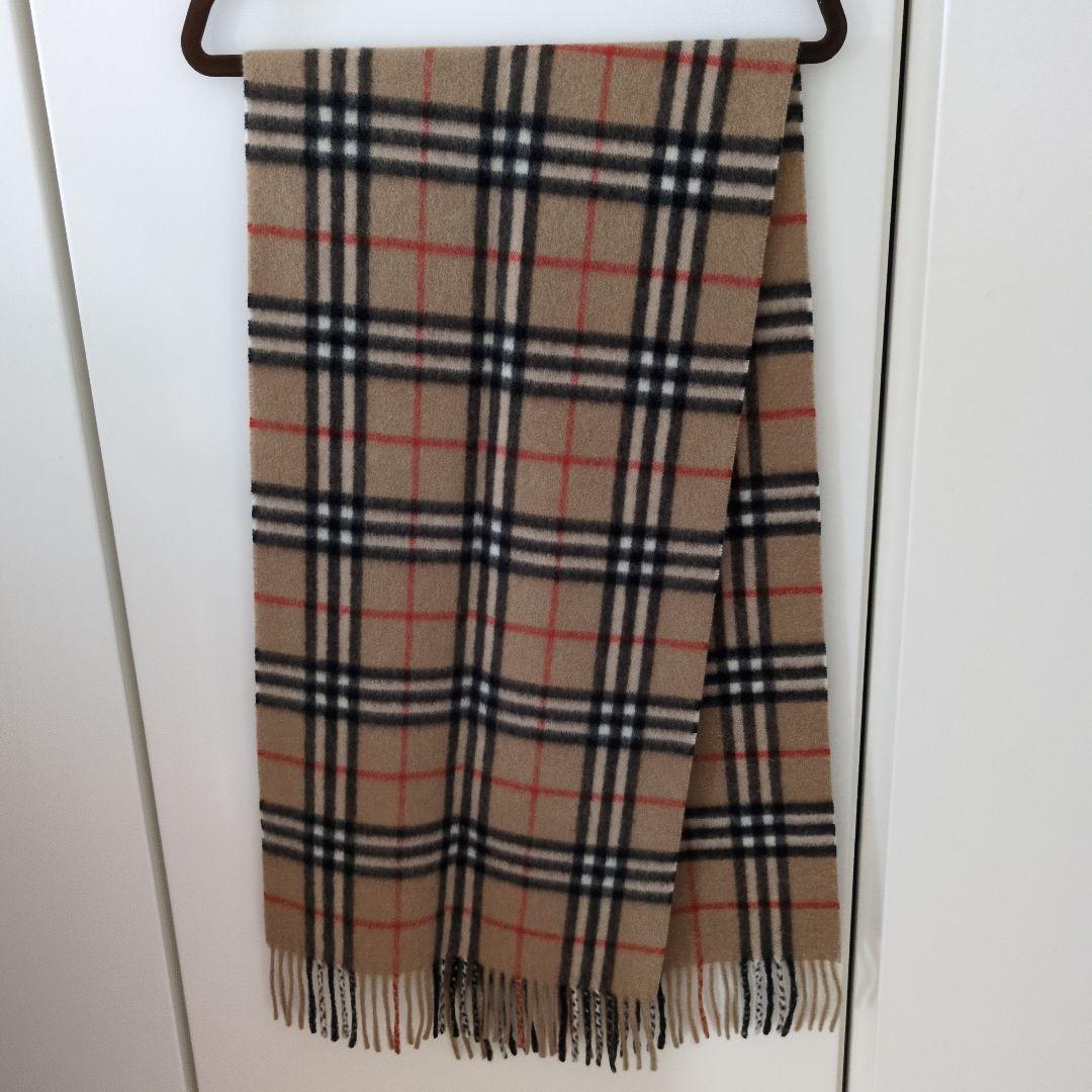 Burberrys カシミヤ チェックマフラー