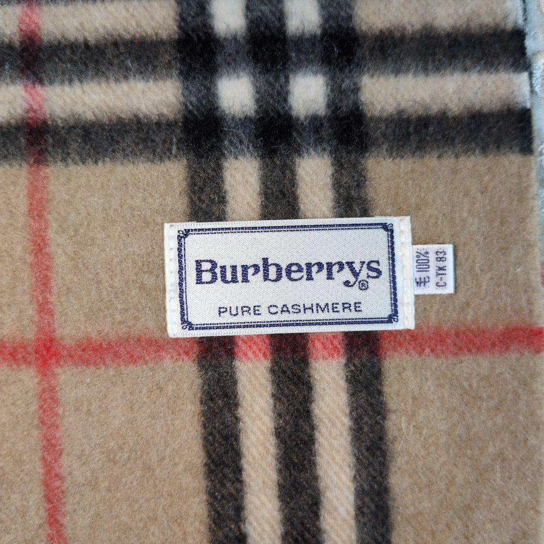 Burberrys カシミヤ チェックマフラー