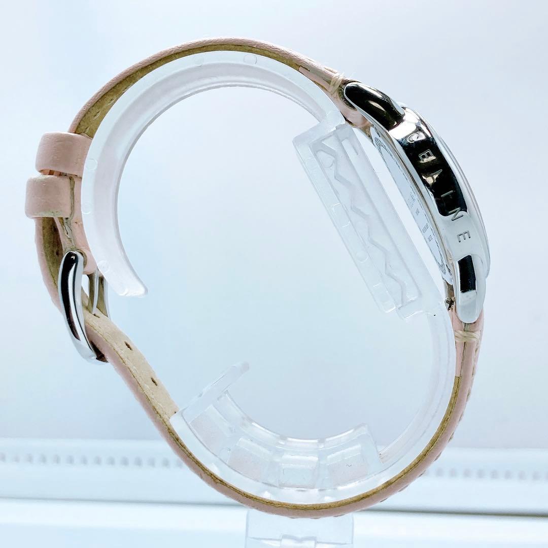 592 セリーヌ　トリオンフ　ラウンド　マカダム　ピンク　腕時計　希少