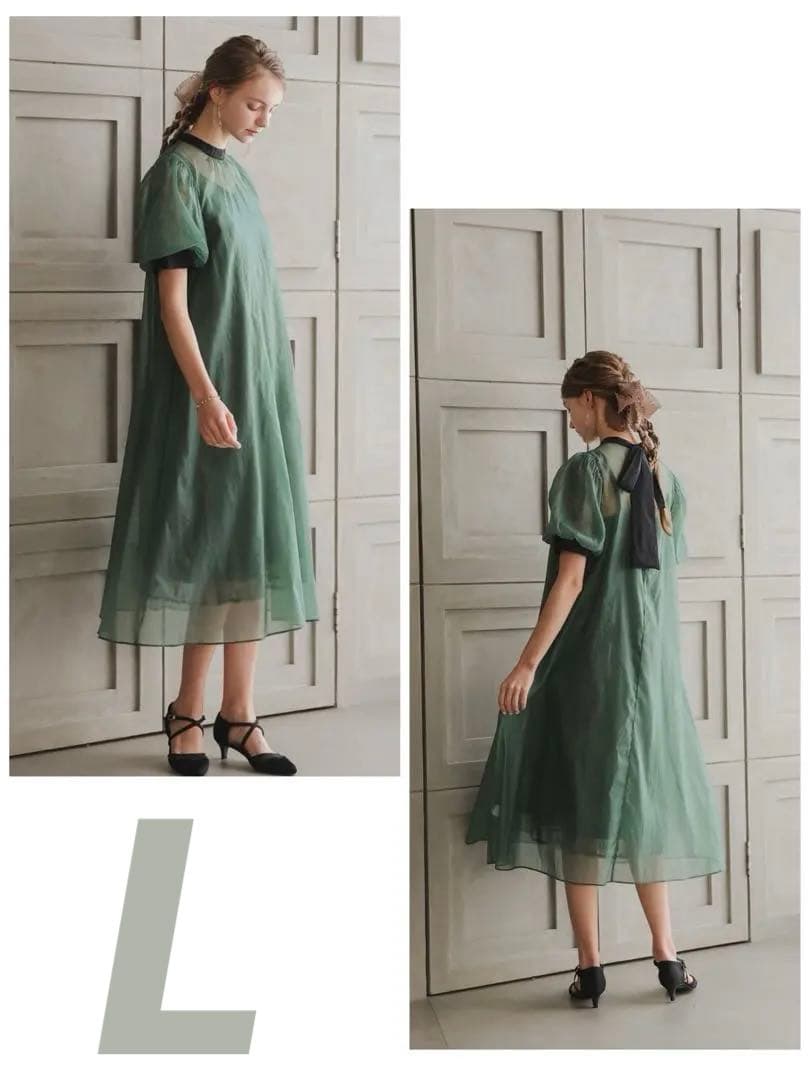 Shizu 　★新品タグ付き★iNFINE Aラインシアードレス 結婚式