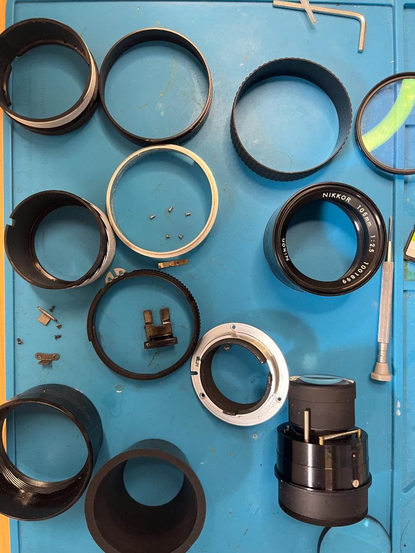 【整備＆テスト】Nikon Ai-s Nikkor 105mm F2.5 899