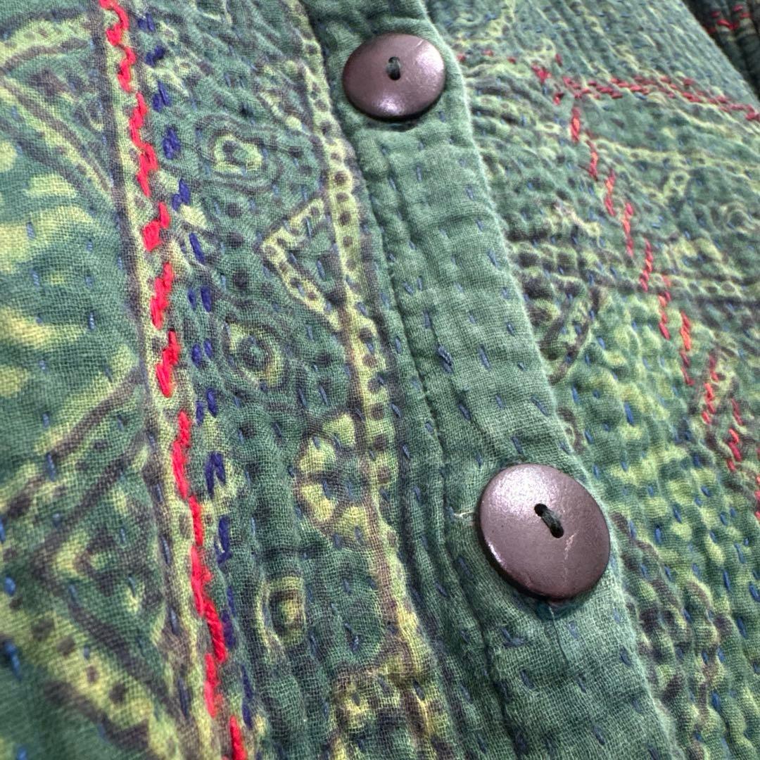 マライカ グドゥリーロングコート 刺し子