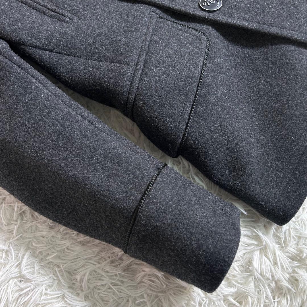 【美品】NEW YORKER ケイタマルヤマ ピーコート メルトンウール 46R