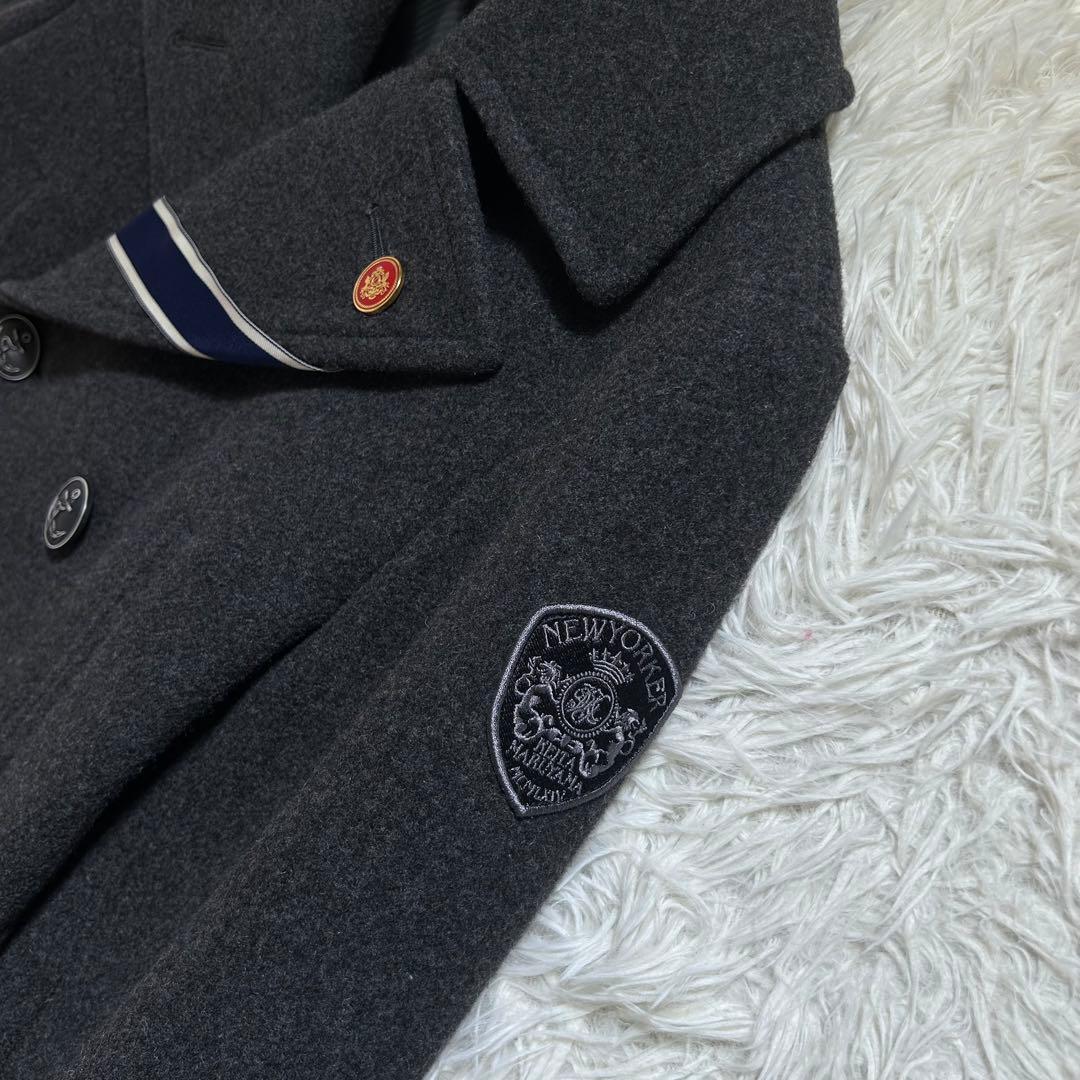 【美品】NEW YORKER ケイタマルヤマ ピーコート メルトンウール 46R