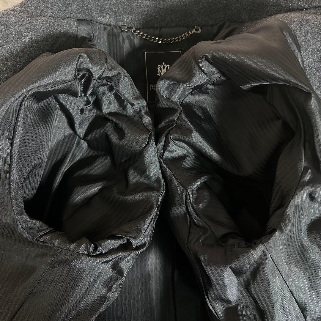 【美品】NEW YORKER ケイタマルヤマ ピーコート メルトンウール 46R