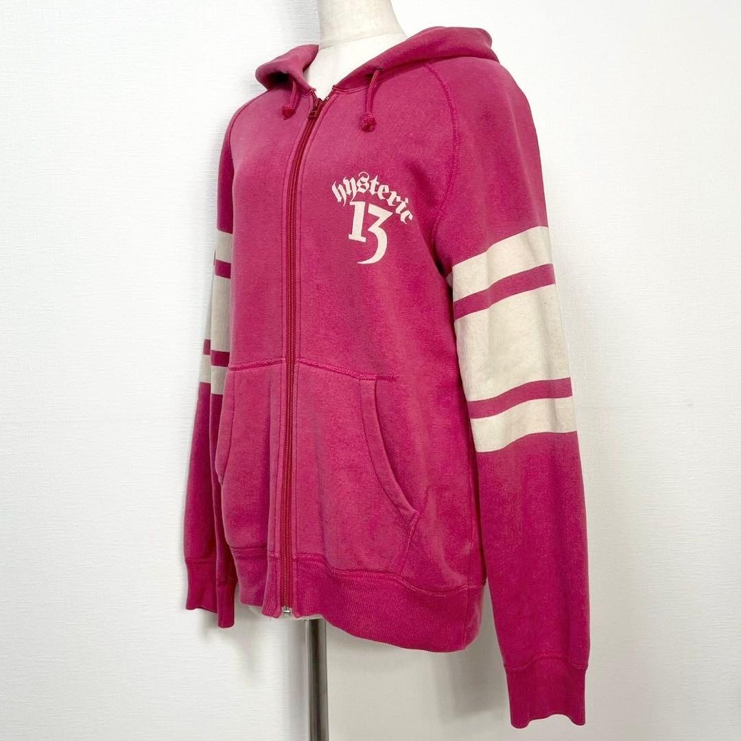 y2k❤️00s HYSTERIC GLAMOUR スカル デカロゴジップパーカー