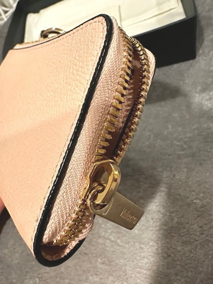Valextra カーフレザーキーケース ピンク★美品
