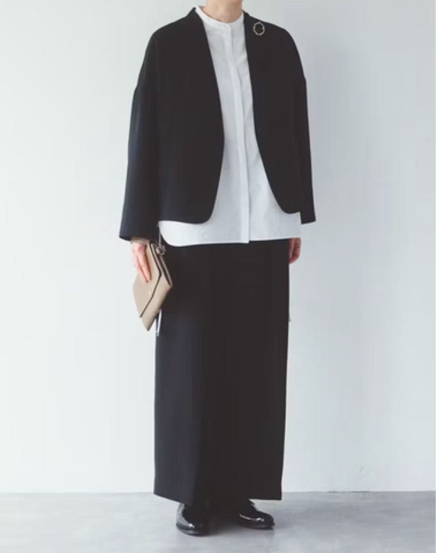 気持ちに寄りそうブラックフォーマルジャケット Mサイズ