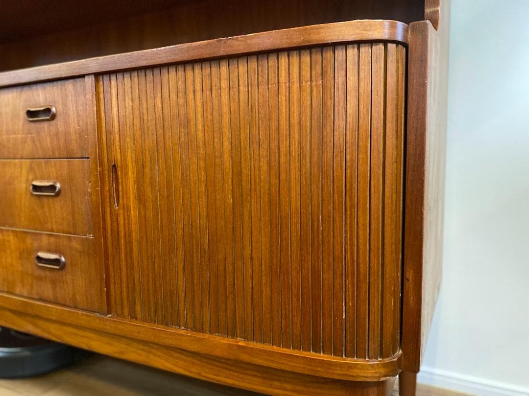 最終値下1960sデンマーク チーク カップボード サイドボード キャビネット