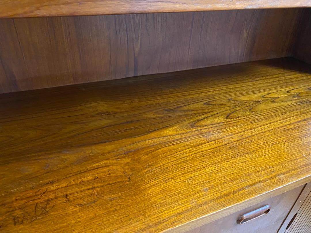 最終値下1960sデンマーク チーク カップボード サイドボード キャビネット