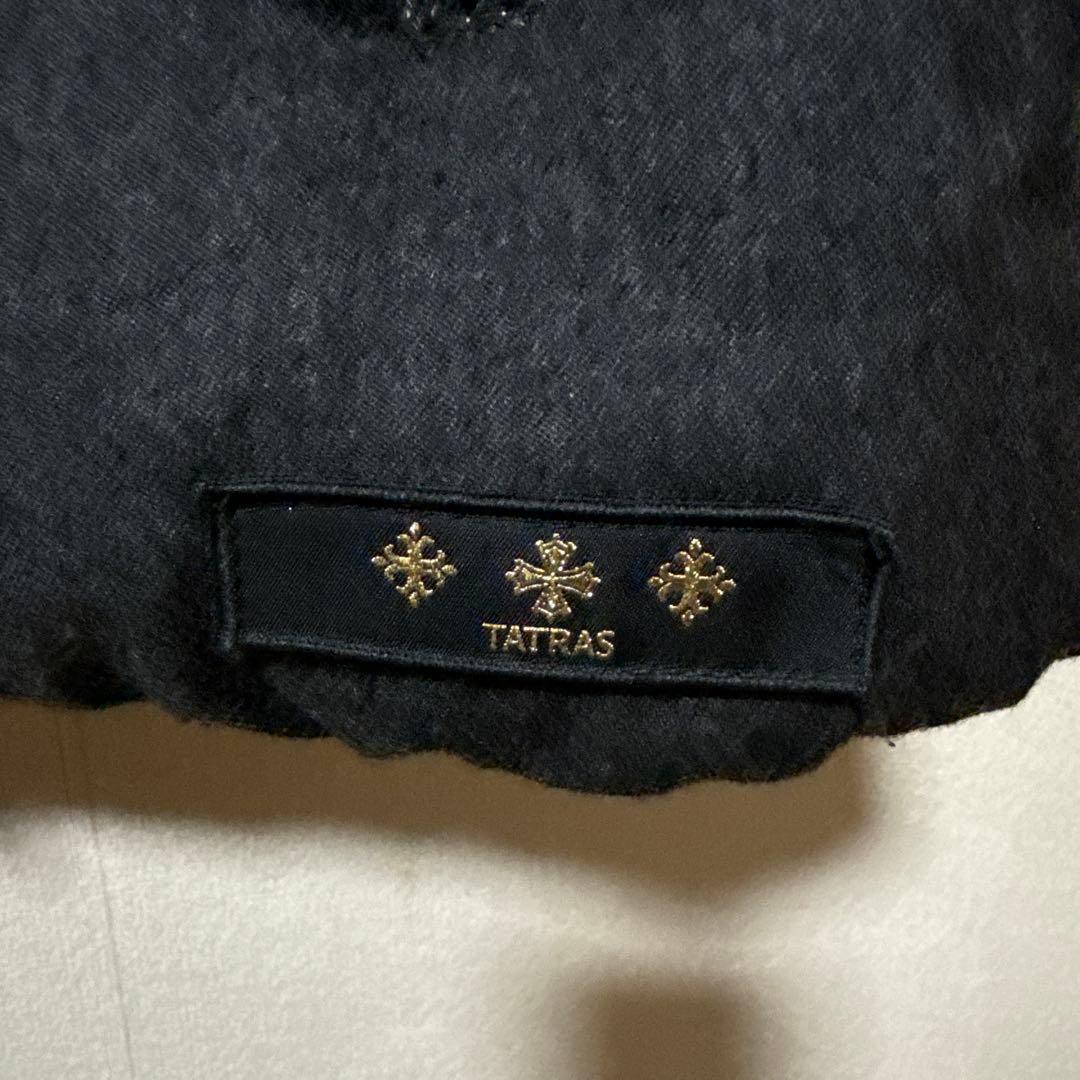 TATRAS ファー付きダークグレー ダウンベスト