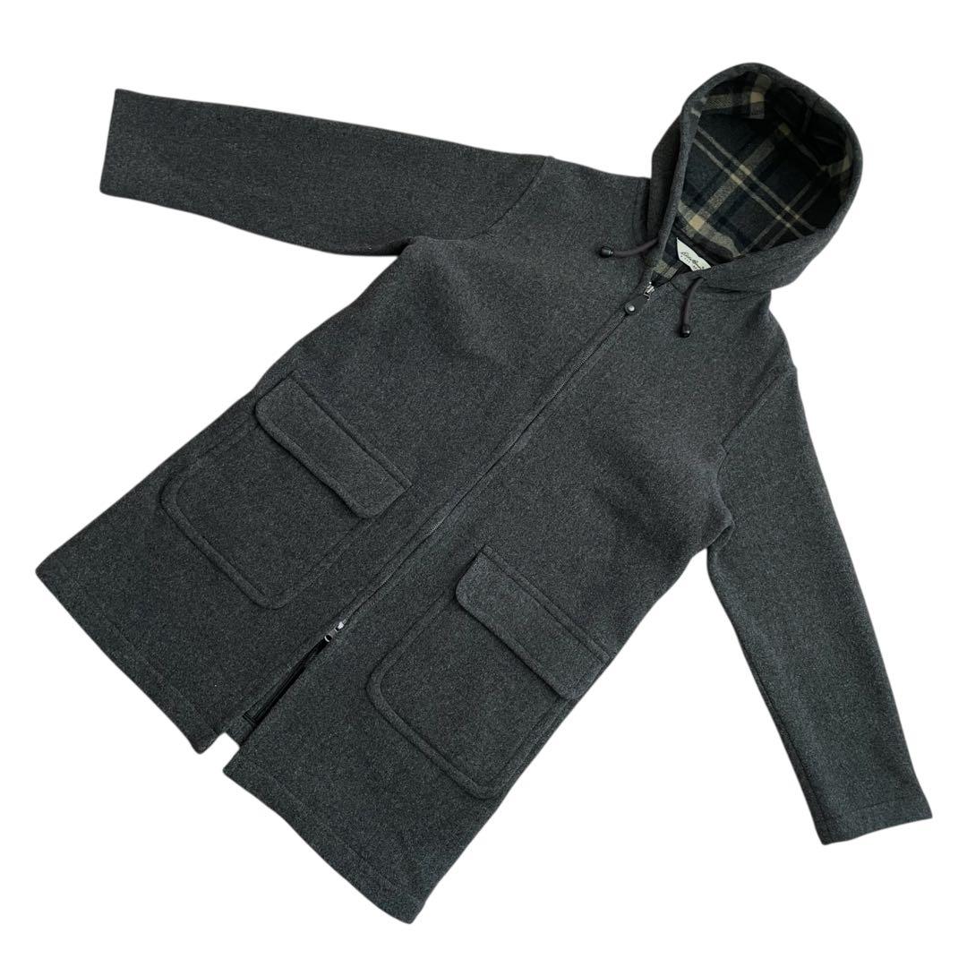 【美品】EddieBauerエディ-バウア- 90s フード付き ウール コート