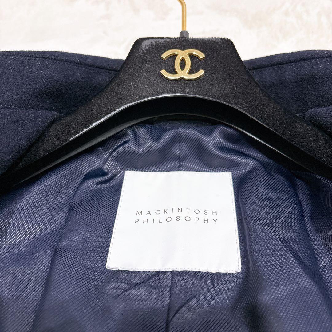 ほぼ未使用✨　マッキントッシュ　ピーコート　ネイビー　ウール　36