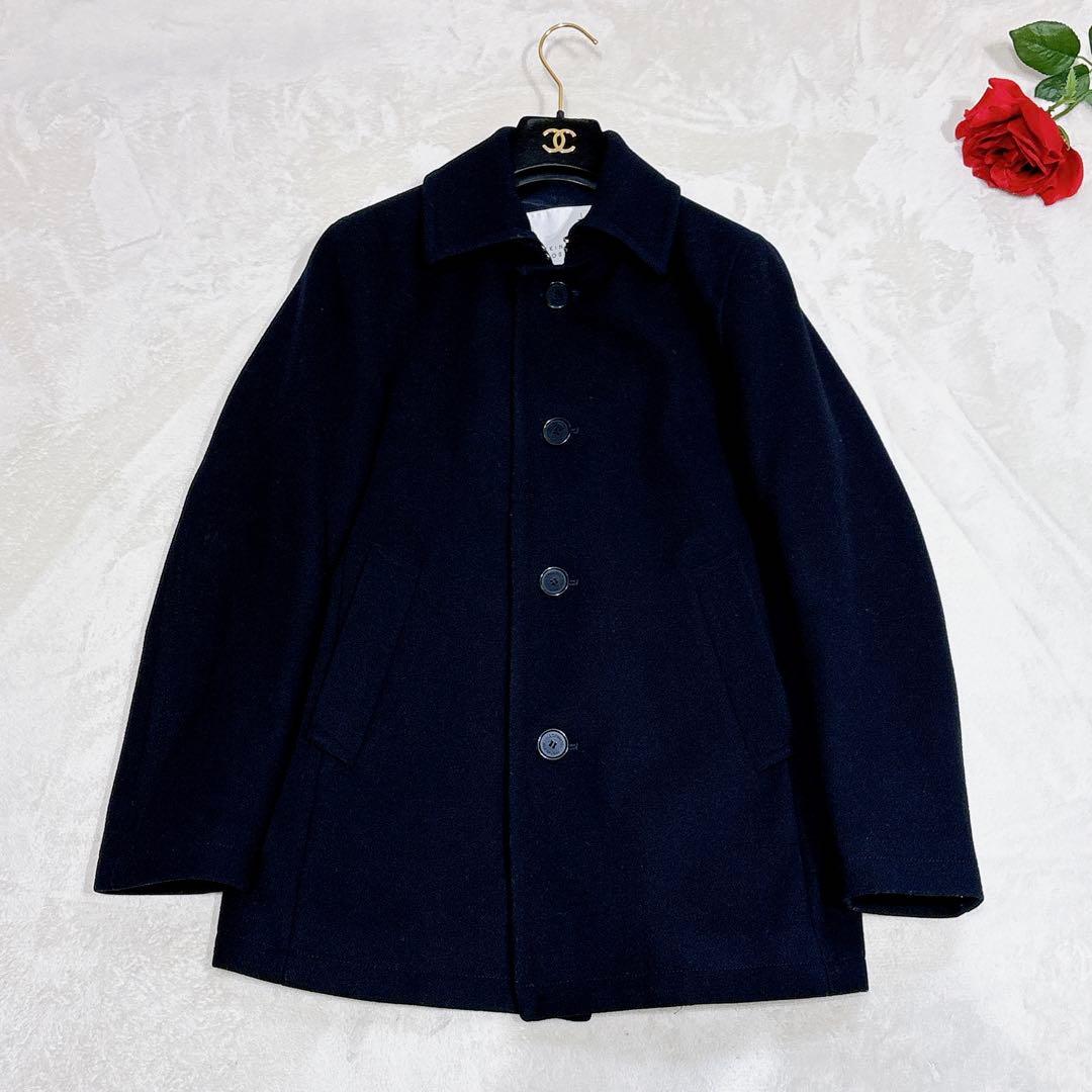 ほぼ未使用✨　マッキントッシュ　ピーコート　ネイビー　ウール　36