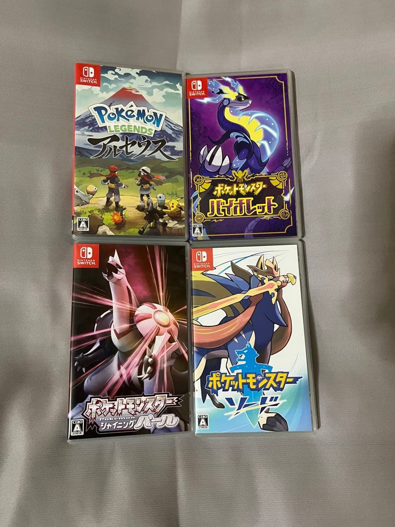 ポ*ん様 ポケモンシリーズ 4本セット