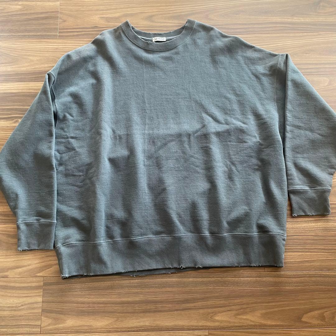 ウィムガゼット【GEMINI】オーバーバックプリントスウェット