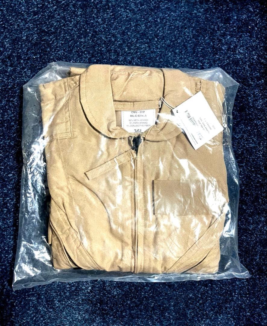 米軍実物 新品 CWU27/P フライヤーズ カバーオール 36 Lサイズ