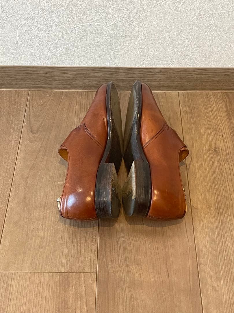 【美品】'90年代旧エドワードグリーン　シングルモンクストラップ 旧工場製