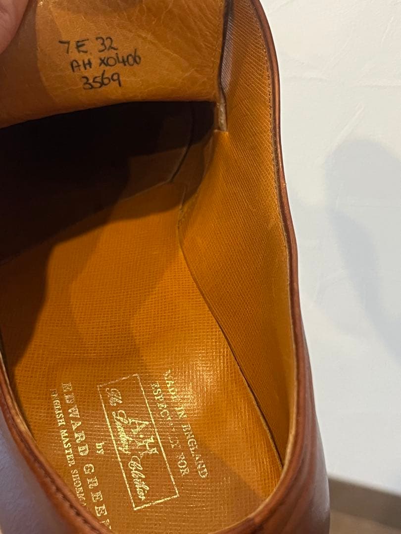 【美品】'90年代旧エドワードグリーン　シングルモンクストラップ 旧工場製