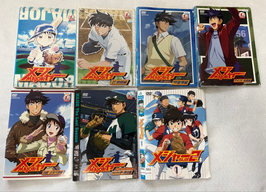メジャー1期〜6期 ＋ メジャー2 DVD 全62巻 全巻セット