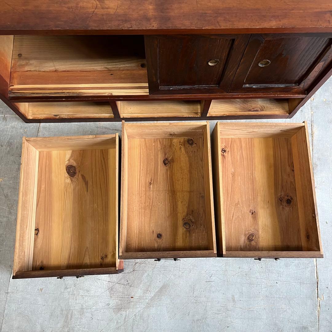 アンティーク チェスト 箪笥 ローボード テレビ台 無垢材 昭和レトロ z534