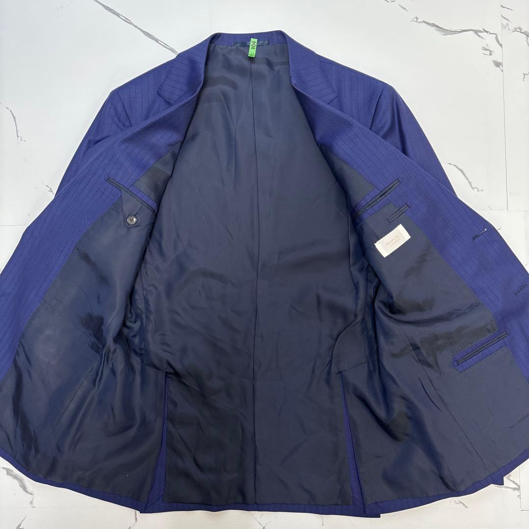 未使用級★ ÉDIFICELe plus élevé セットアップ ストライプ青