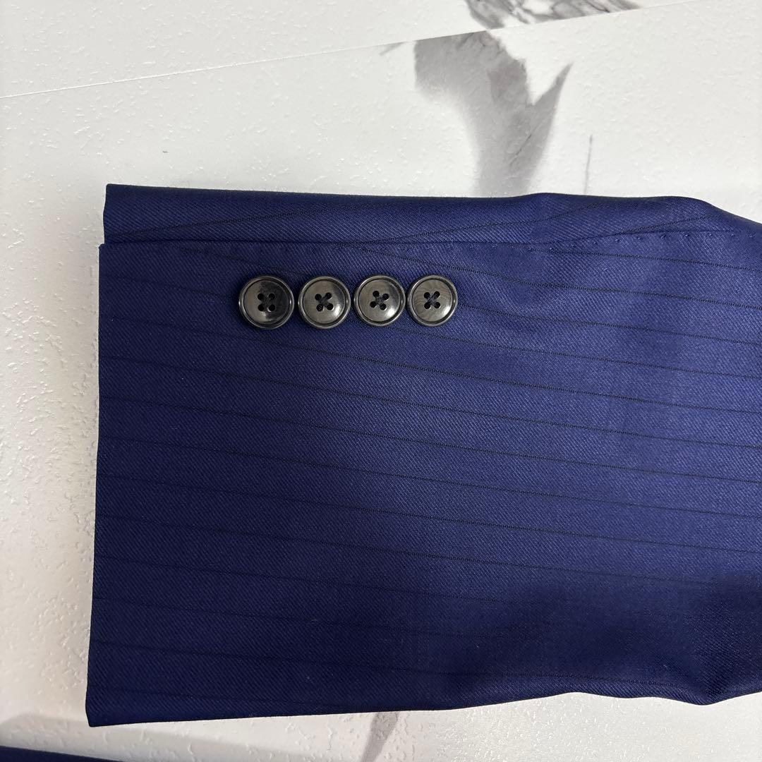 未使用級★ ÉDIFICELe plus élevé セットアップ ストライプ青