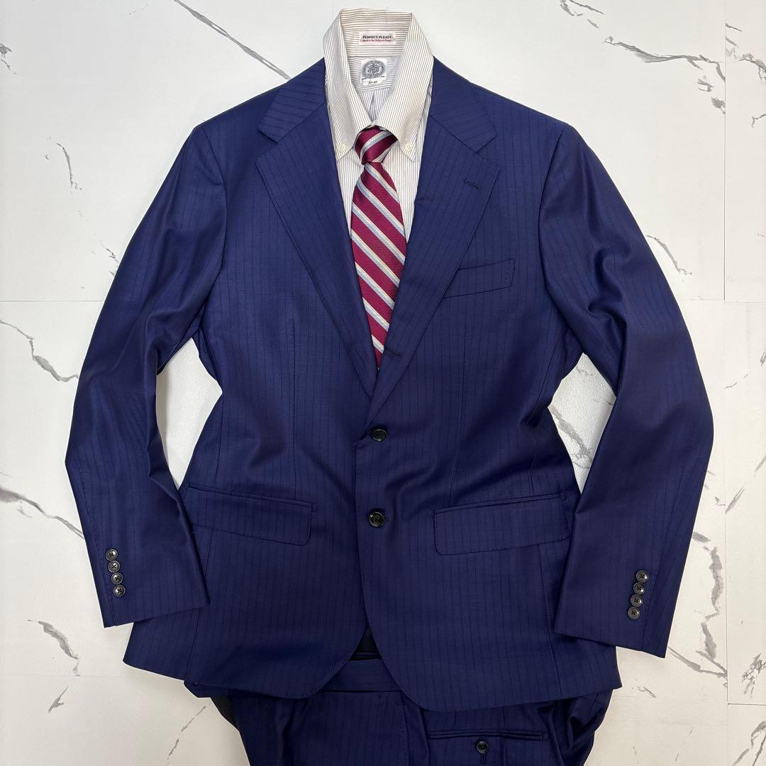 未使用級★ ÉDIFICELe plus élevé セットアップ ストライプ青