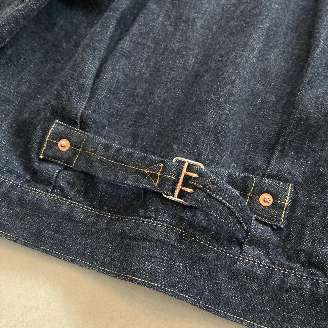 美品 LENO リノ 1stタイプ デニムジャケットGジャン 濃紺 03 sc5