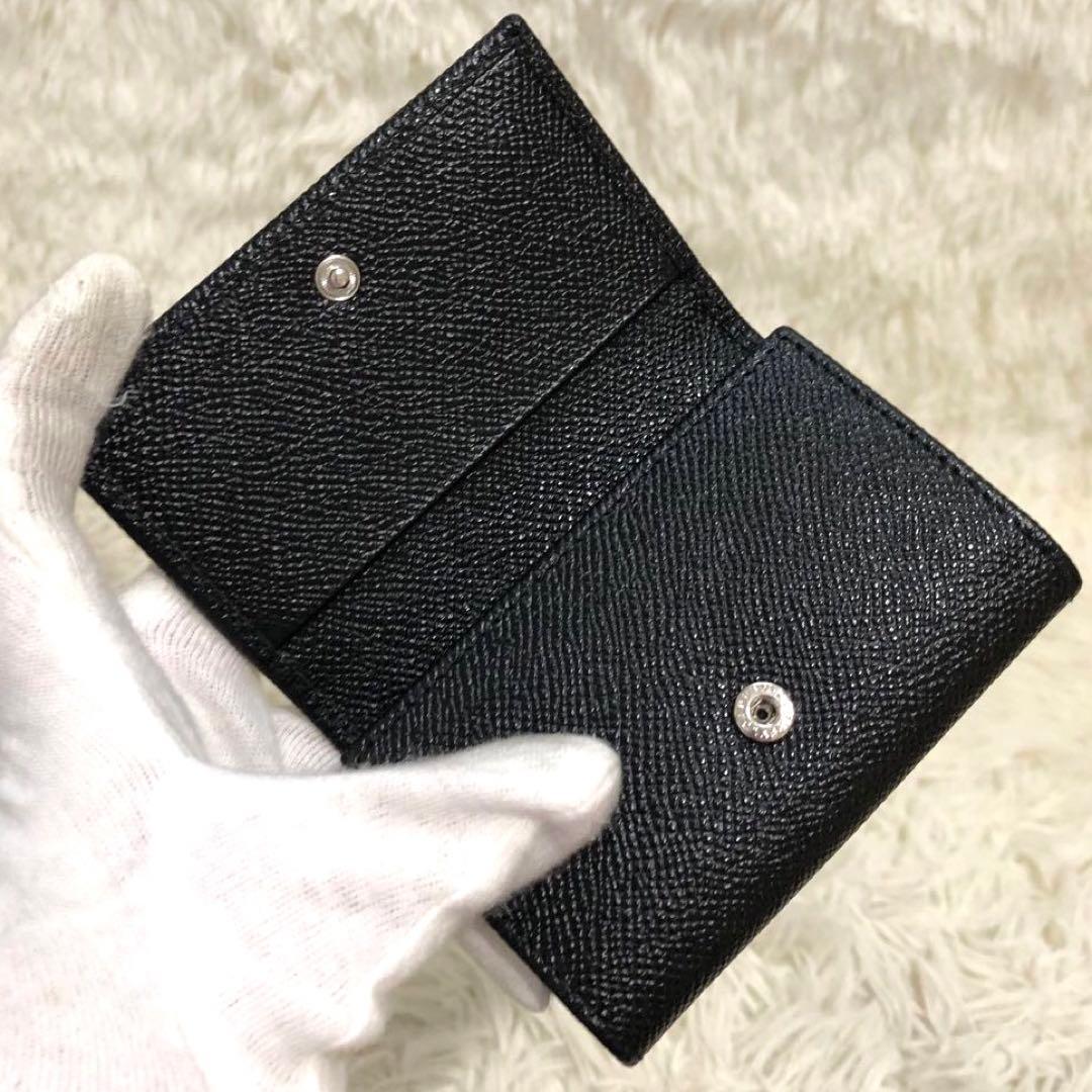 未使用✨ブルガリ レザー　6連キーケース　 キーリング付き　 ブラック