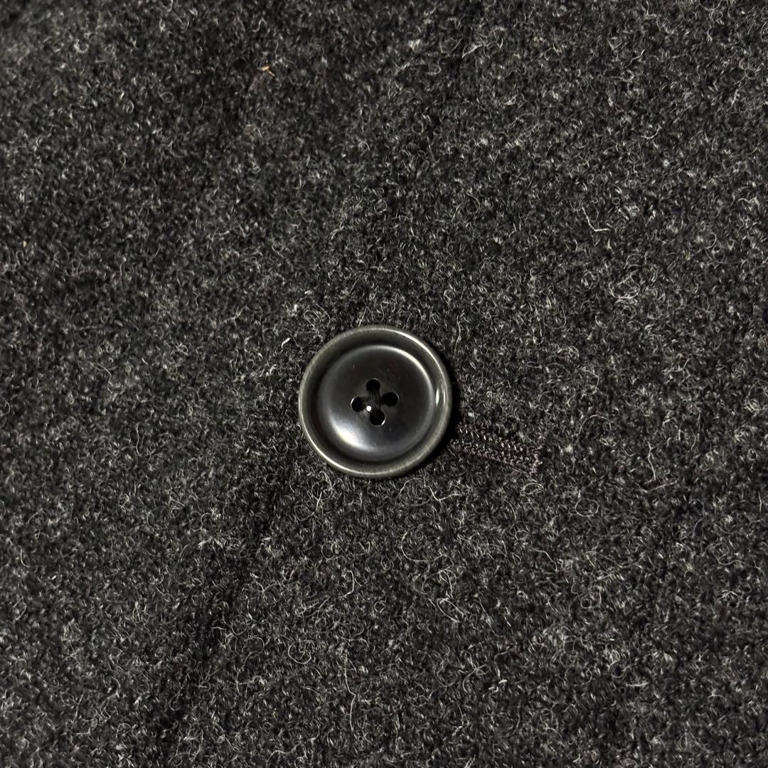 未使用品⭐︎エディーバウアー　ウールコート　ハリスツイード　ダークグレー　XL