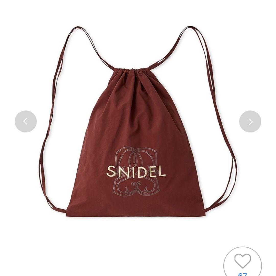 SNIDEL スナイデル リュックセット　クロシェビキニ　水着