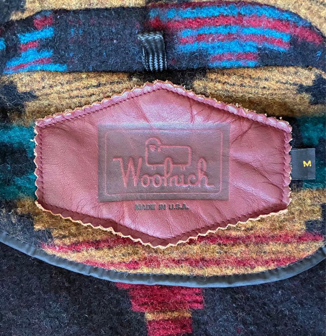 ビンテージWOOL RICH 80s ネイティブ柄 ウールジャケットUSA M