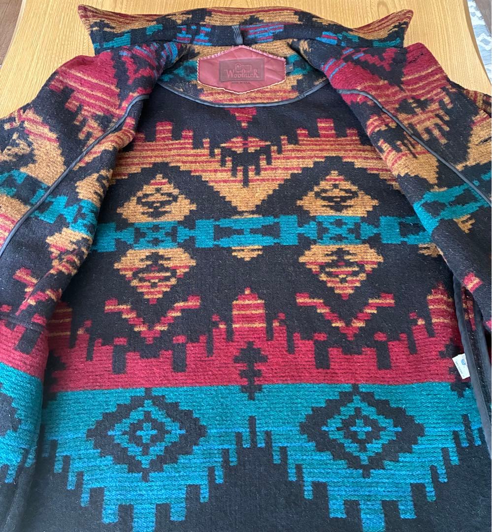 ビンテージWOOL RICH 80s ネイティブ柄 ウールジャケットUSA M