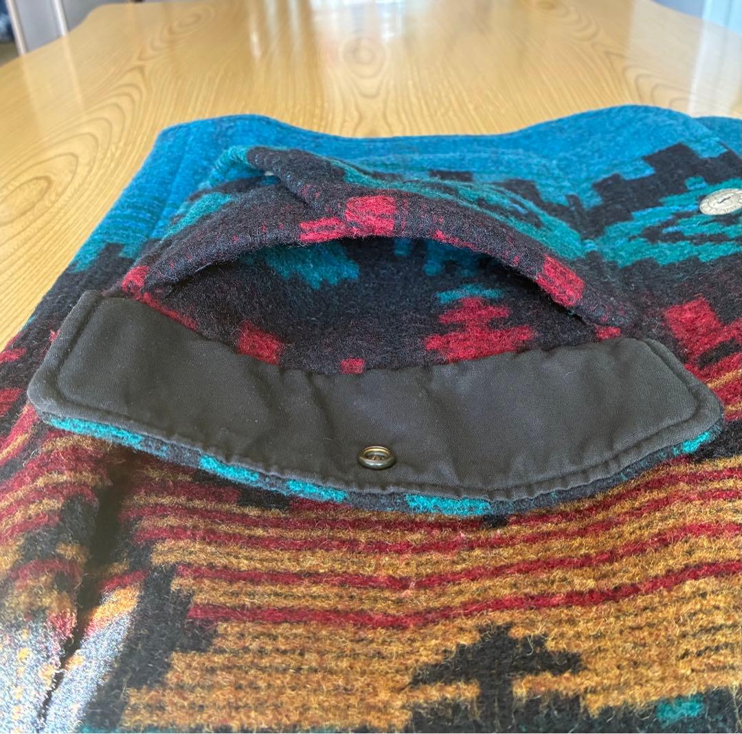 ビンテージWOOL RICH 80s ネイティブ柄 ウールジャケットUSA M