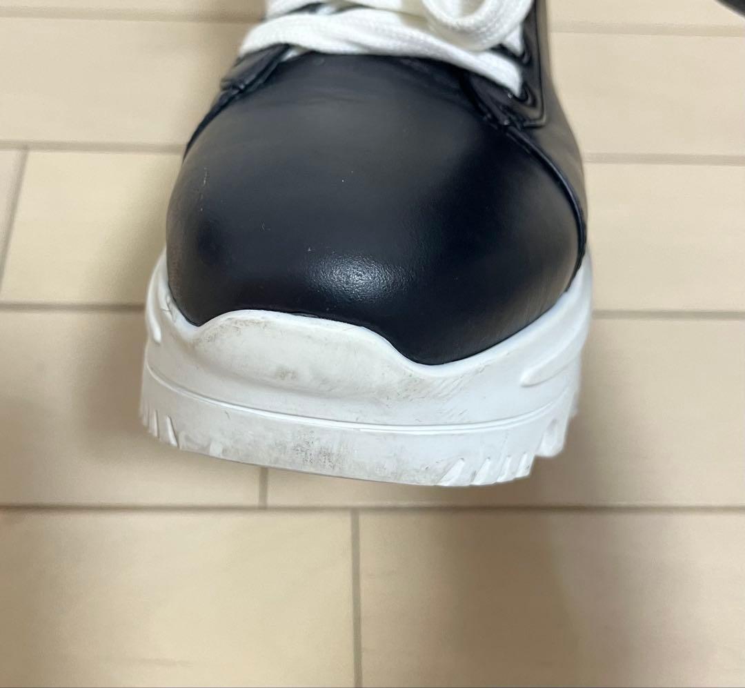 miumiu 厚底スニーカー　レザー　ブラック　サイズ36