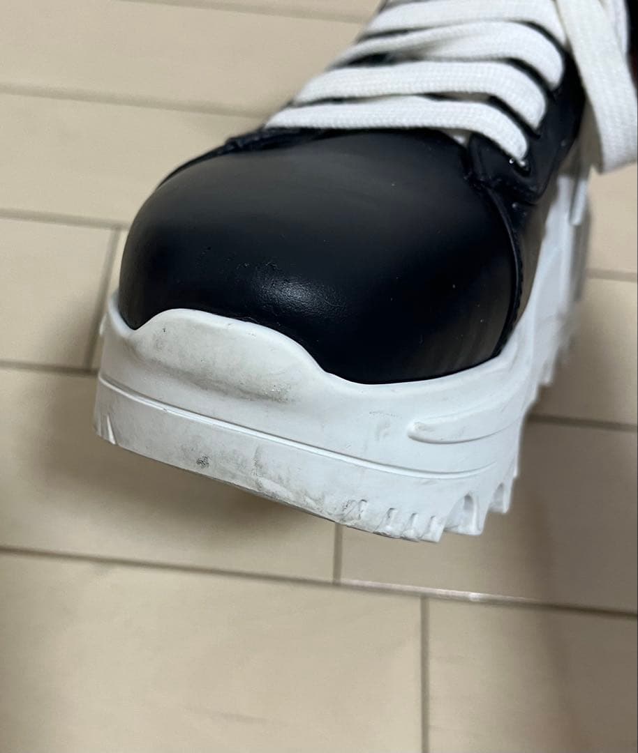 miumiu 厚底スニーカー　レザー　ブラック　サイズ36