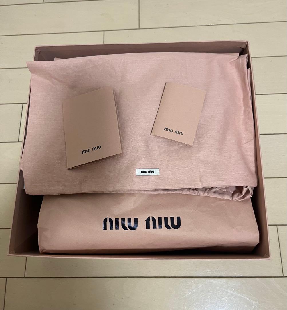 miumiu 厚底スニーカー　レザー　ブラック　サイズ36