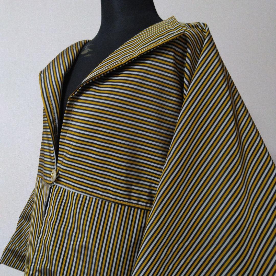 着物リメイク　　ヨーク切り替えハーフコートその他二点