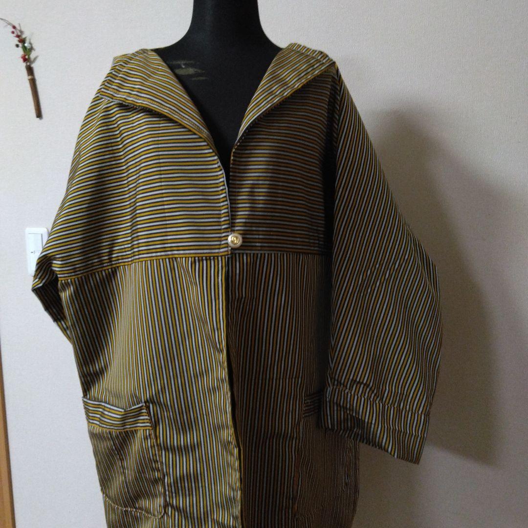 着物リメイク　　ヨーク切り替えハーフコートその他二点