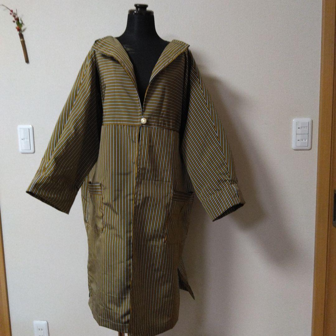 着物リメイク　　ヨーク切り替えハーフコートその他二点